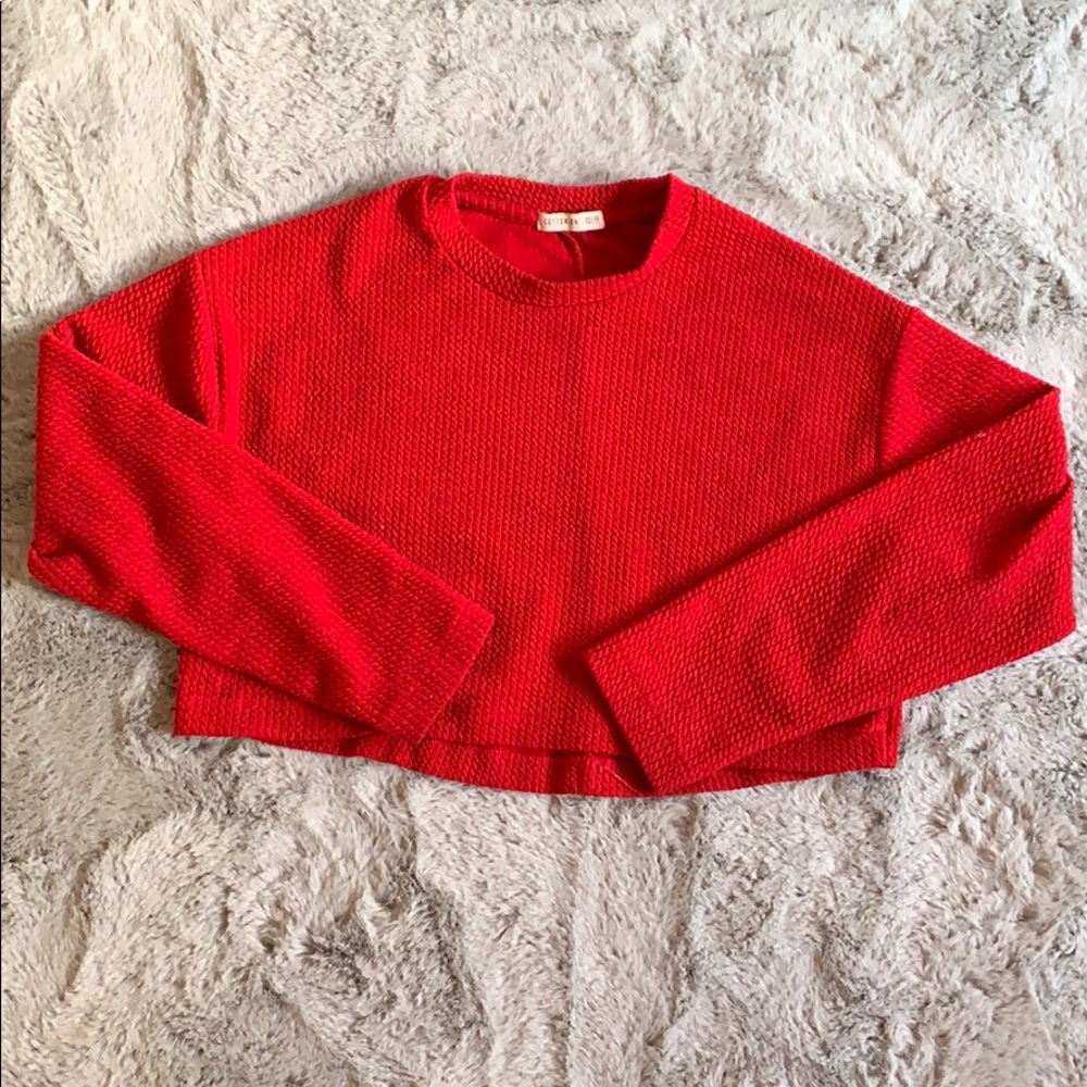 Red sweater